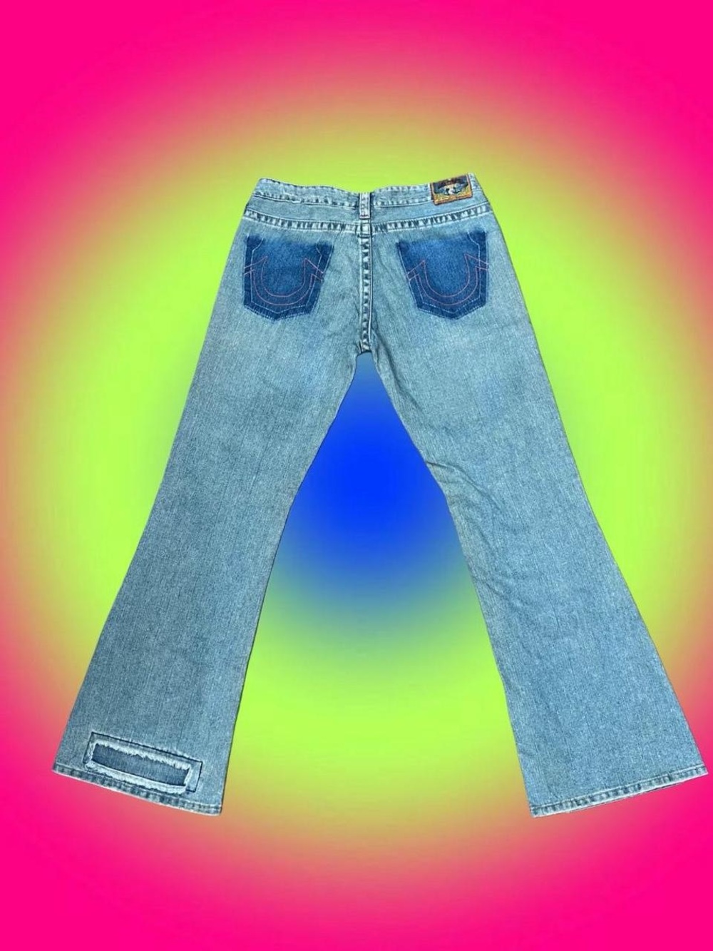Vintage True Religion Low rise Flare Jeans - Picture 2 of 6
